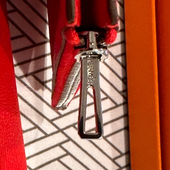 Authentic Hermes Roulis Slim Compact Chèvre Mysore palladium hardware - Picture 12 of 15